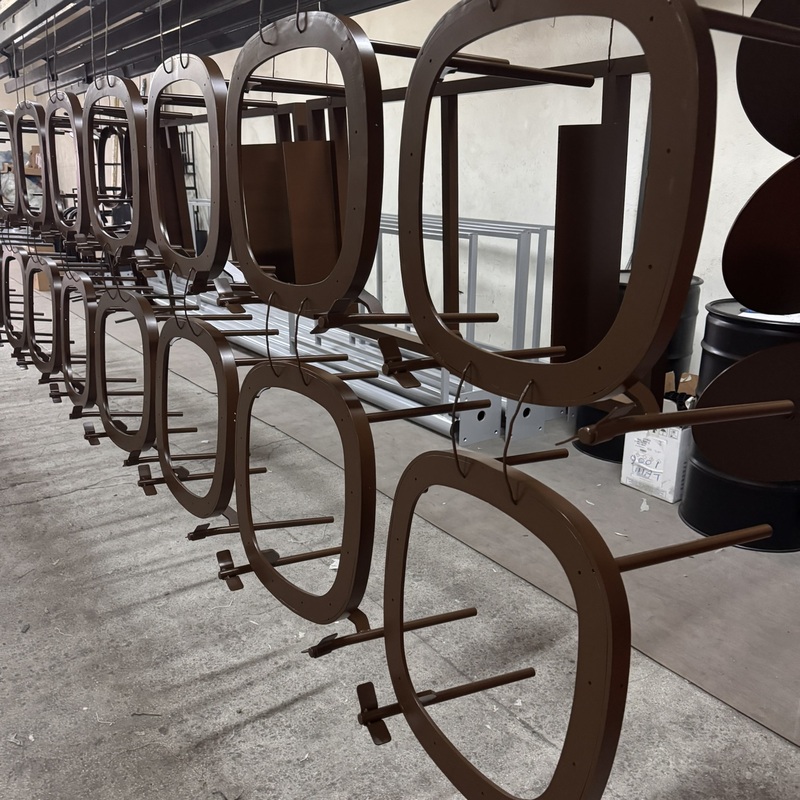 İç Mekan Dekorasyon Ürünleri Elektrostatik Toz Boyama